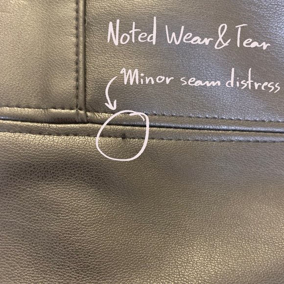 Calvin Klein | Faux Leather Pencil Skirt - Picture 7 of 7